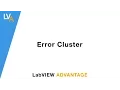 How to use Error Cluster - LabVIEW