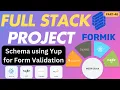 Yup in React Js Form Validation in React using Yup Formik and Yup in React Js React Js