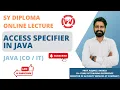 Access Specifier in Java Java SY diploma IF CO AIML