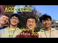 ACCEPTED Brown University Portfolio Class of 2029 Regular Decision