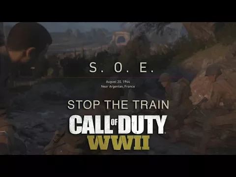 Download MP3 Call of Duty WW2 Walkthrough (Stopping the Train) Mission 4: S.O.E  UHD 4K 60Fps