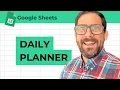 Daily Planner Template Automated