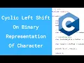 Cyclic Left Shift on Binary Representation C Programming