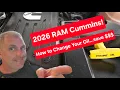 Ram Cummins Oil Change 2025 2026 Easy Step-by-Step DIY