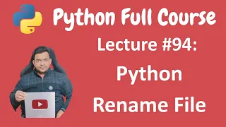 Python Rename File Python Tutorial Python Full Course - Lecture