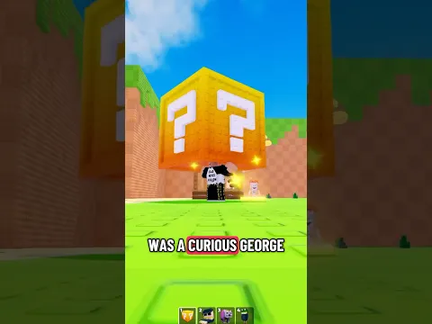 Big Lucky Block In Kick a Lucky Block #roblox #shorts