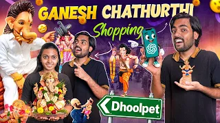 Ganesh Chathurthi Special | ChatGPT vs Wife 😂| Dhoolpet Shopping 🛍️