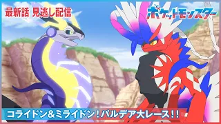 【公式】アニメ「ポケットモンスター」第148話「コライドン＆ミライドン！パルデア大レース！！」（見逃し配信）
