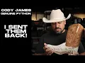 Cody James Genuine Python Western Cowboy Boot Review Boot Barn