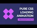 Pure CSS Loading Animation Effects - Rotating Rectangle