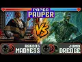 Rakdos Madness vs Jund Dredge Paper Pauper Feature Match Bristol Pauper League