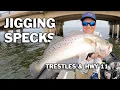 Jigging The Trestles Hwy 11 Bridge In Lake Pontchartrain For Speckled Trout
