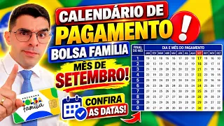 CALENDÁRIO PAGAMENTO DO BOLSA FAMÍLIA MÊS DE SETEMBRO: CONFIRA O DIA QUE VOCÊ VAI RECEBER! 