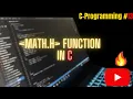 C Programming Math h Function in C Programming