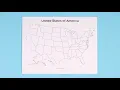United States Blank Map Worksheet