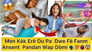 Download Fanm Ansent Pa Fè Erè Sa Yo Pandan Wap Dòmi⁉️🤰🏽🗣Jwenn Bon Posisyon Pou Dòmi Pandan Gwosès la🗣💯 MP3