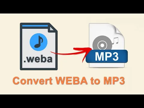 Download MP3 How to Convert WEBA to MP3 Fast and Readily?