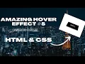 Amazing Hover Button Effect Using Only HTML CSS ASMR No Talking