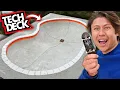 D I Y Concrete Tech Deck Pool