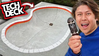 D I Y Concrete Tech Deck Pool