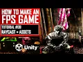 HOW TO MAKE AN FPS GAME IN UNITY FOR FREE - TUTORIAL