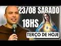 Download Lagu TERÇO DE HOJE 23/08/2025 - SÁBADO - MISTÉRIOS GOZOSOS: SANTO TERÇO 18 HORAS