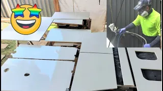 Another SUCCESSFUL Top-coat job! 💪🤩 Ep.166 Building my steel sailing yacht