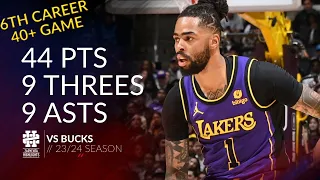 Download D'Angelo Russell 44 pts 9 threes 9 asts vs Bucks 23/24 season MP3