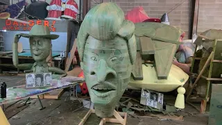 How Mardi Gras float props are made