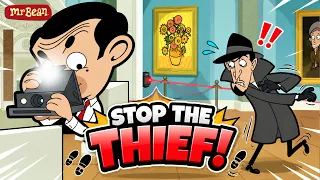 Mr. Bean Tries to Stop an Art Thief! | Mr Bean Adventures