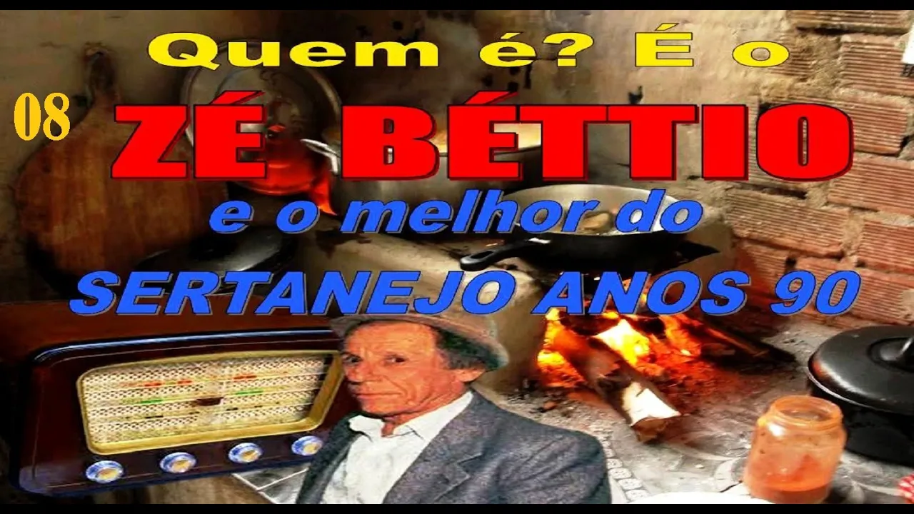 É o Zé BÉTTIO e o Melhor do SERTANEJO 90 - Vol 08  ( by Marcos) O Melhor programa de rádio do Brasil