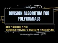 Division Algorithm for Polynomials Class 10 Maths Polynomials Chapter Lesson 10
