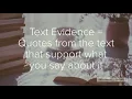 Backing Up Responses with Textual Evidence