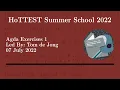 Agda Problem Session 1 Introduction to Agda types functions Tom -