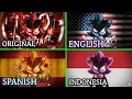 Lagu Montagem No Batidão | Original Vs English Vs Spanish Vs Indonesia Versions