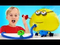 Download Lagu Fun stretching and inflating toys experiments for kids