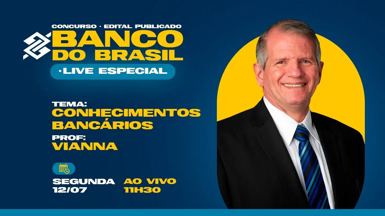 LIVE: CONHECIMENTOS BANCÁRIOS.