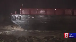 Officials West Haven barges to be removed Saturday morning