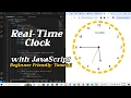 Build a Real-Time Analog Clock Using HTML CSS JavaScript Beginner-Friendly Project Tutorial