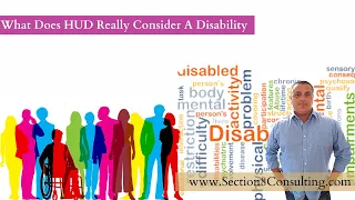 HUD Definition of Disability - Low Income Housing for Disabled Section 504