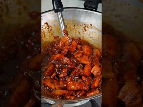 ลองทำครั้งแรก หมูหวานพะโล้หนึบ 🤤