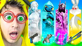 Random Boss Skin Challenge 🥶🐰😂!! (Nuevas Míticas 🔥)