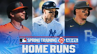 Over 12 minutes of home runs from 2026 Spring Training Top prospects and MLB stars go yard