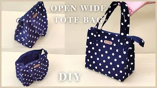 Download Open Wide Tote Bag Tutorial | Tutorial on Making a Tote Bag from Cloth MP3