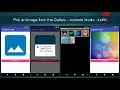 Pick an Image from the Gallery - Android Studio