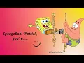 Lagu SpongeBob: “Patrick, you’re.....😌😎||THOUGHTS BUDDY||#youtube #motivation #thoughts #youtubeshorts