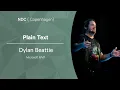 Plain Text - Dylan Beattie