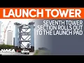 7th Launch Tower Section Rolled Out SpaceX Boca Chica