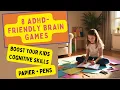 8 AD Friendly Paper Pen Activities to Boost Focus Ages 4 DIY worksheet