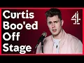 Stand Up And Deliver Judi Love tries getting Curtis Pritchard stand-up ready